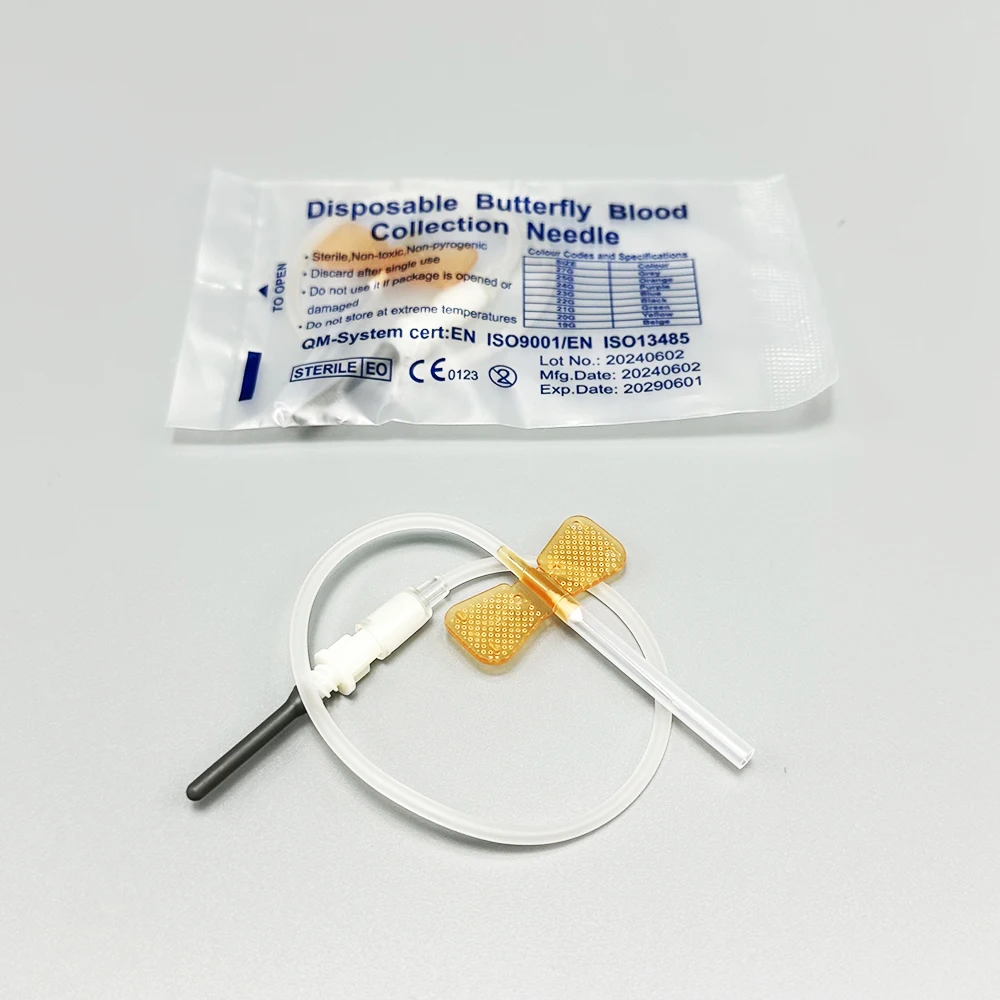 50PCS/lot Disposable Butterfly Blood Collection Needle Double Wing Type Blood Collection Needle Pet Care Room Cat Dogs Animal