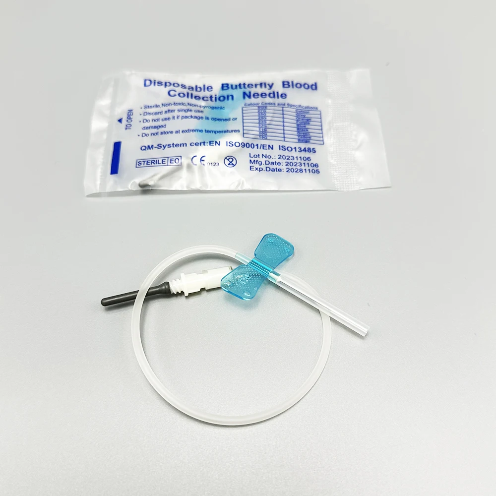50PCS/lot Disposable Butterfly Blood Collection Needle Double Wing Type Blood Collection Needle Pet Care Room Cat Dogs Animal