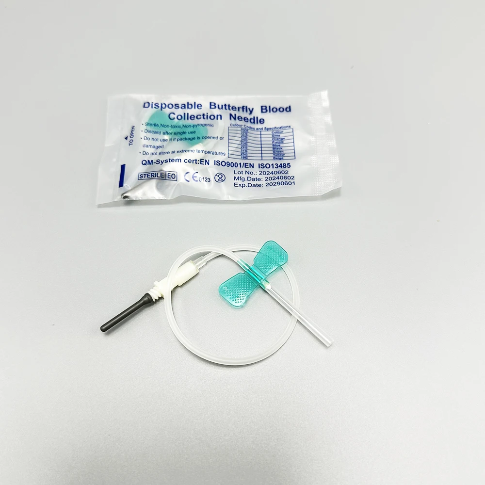50PCS/lot Disposable Butterfly Blood Collection Needle Double Wing Type Blood Collection Needle Pet Care Room Cat Dogs Animal