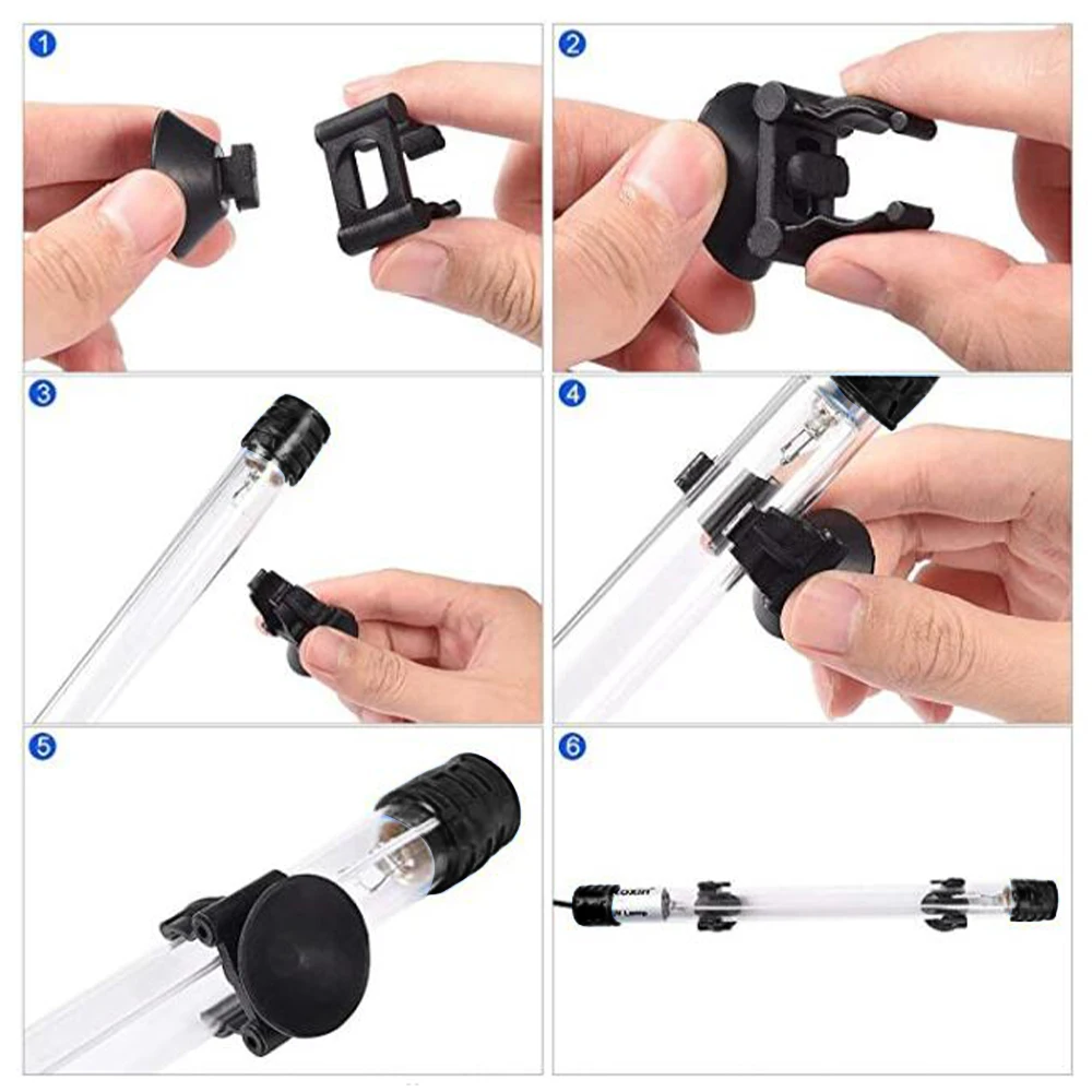 13W 9W UV Light Sterilization Lamp Submersible Ultraviolet Sterilizer Water Disinfection for Aquarium Fish Tank Pond AC220-240V