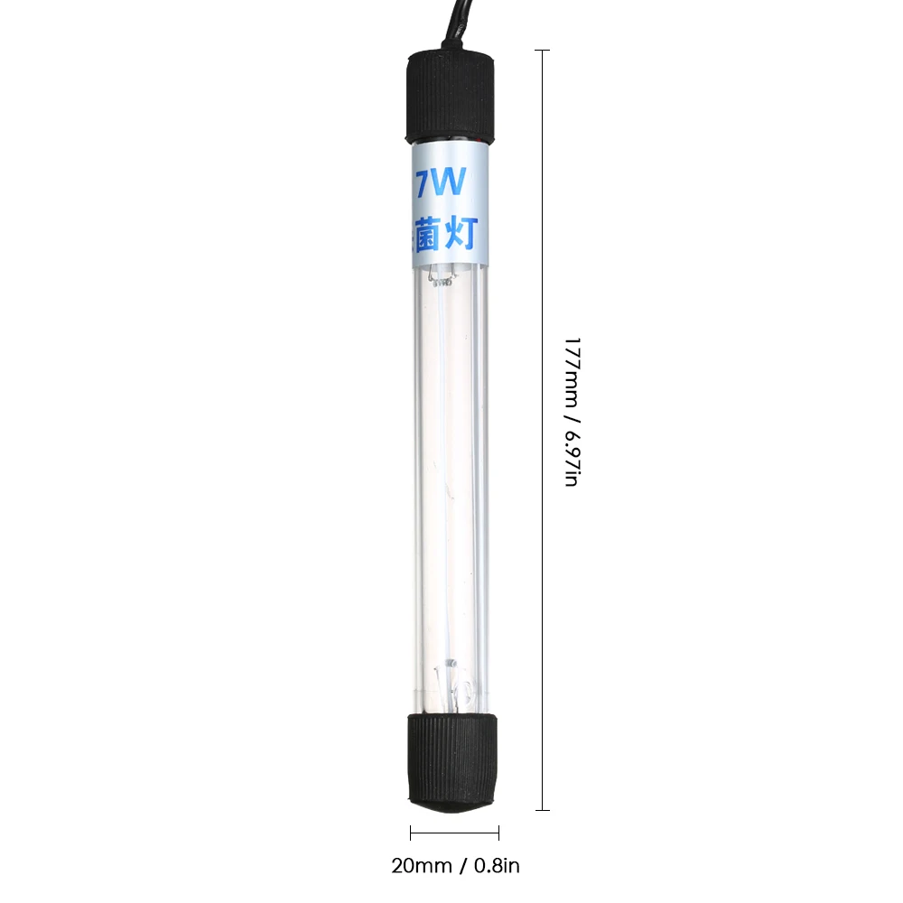 13W 9W UV Light Sterilization Lamp Submersible Ultraviolet Sterilizer Water Disinfection for Aquarium Fish Tank Pond AC220-240V
