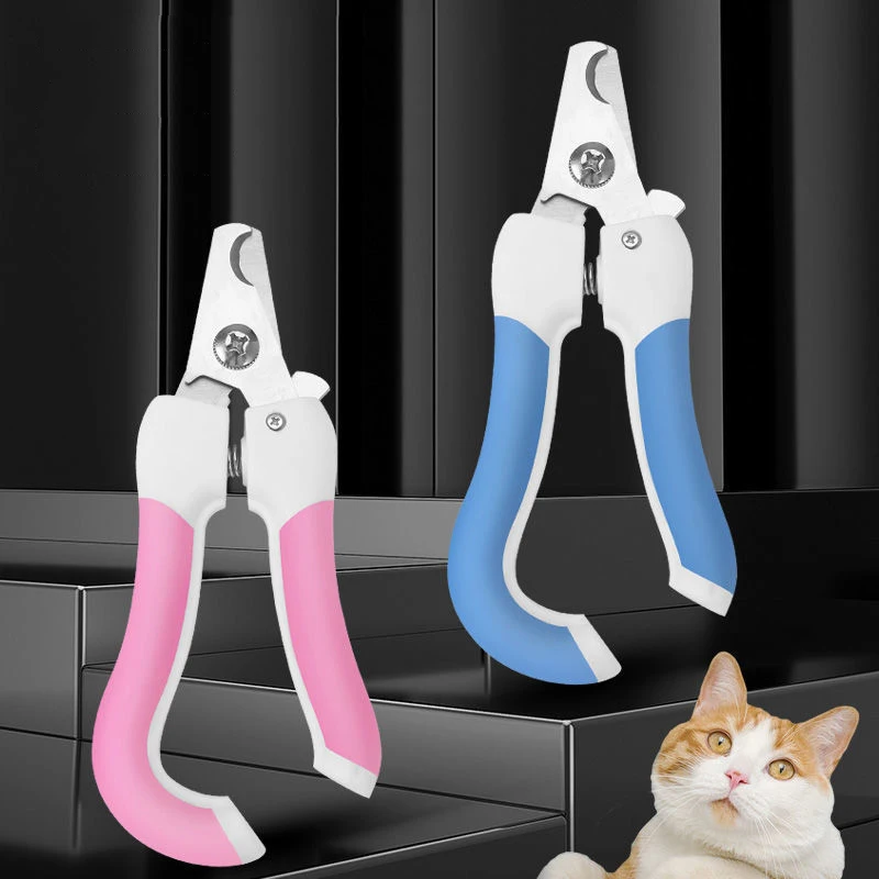 Pet Nail Clippers Pet Dog Cat Grooming Nail Scissors Stainless Steel Straight Handle Clippers Pet Supplies