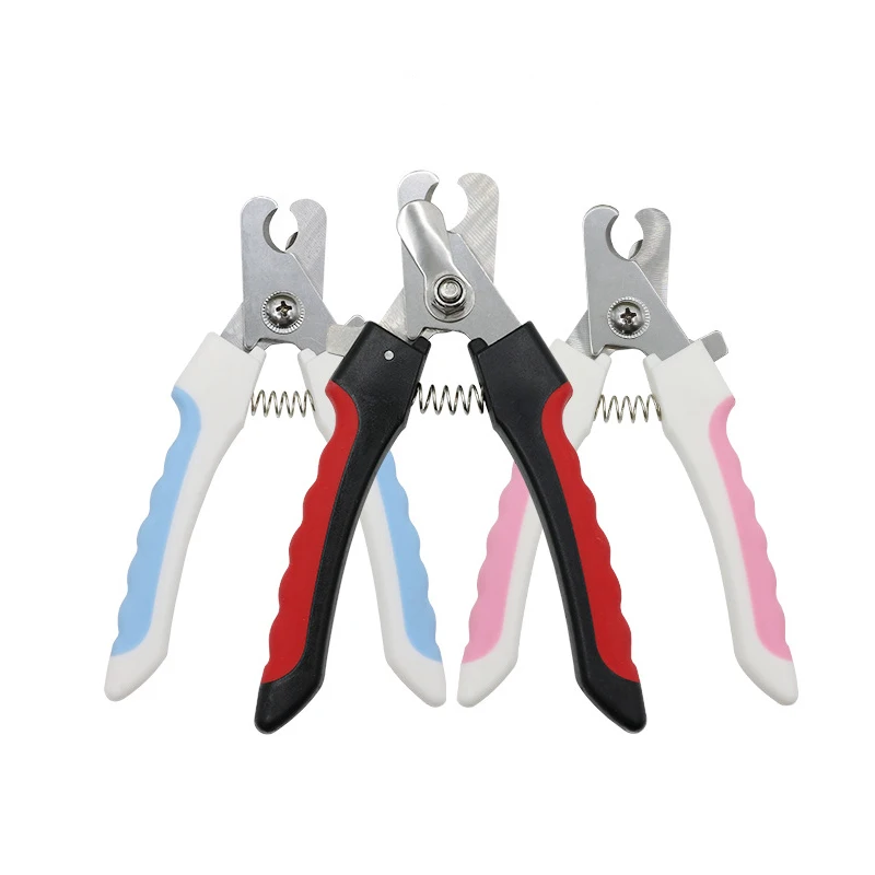 Pet Nail Clippers Pet Dog Cat Grooming Nail Scissors Stainless Steel Straight Handle Clippers Pet Supplies