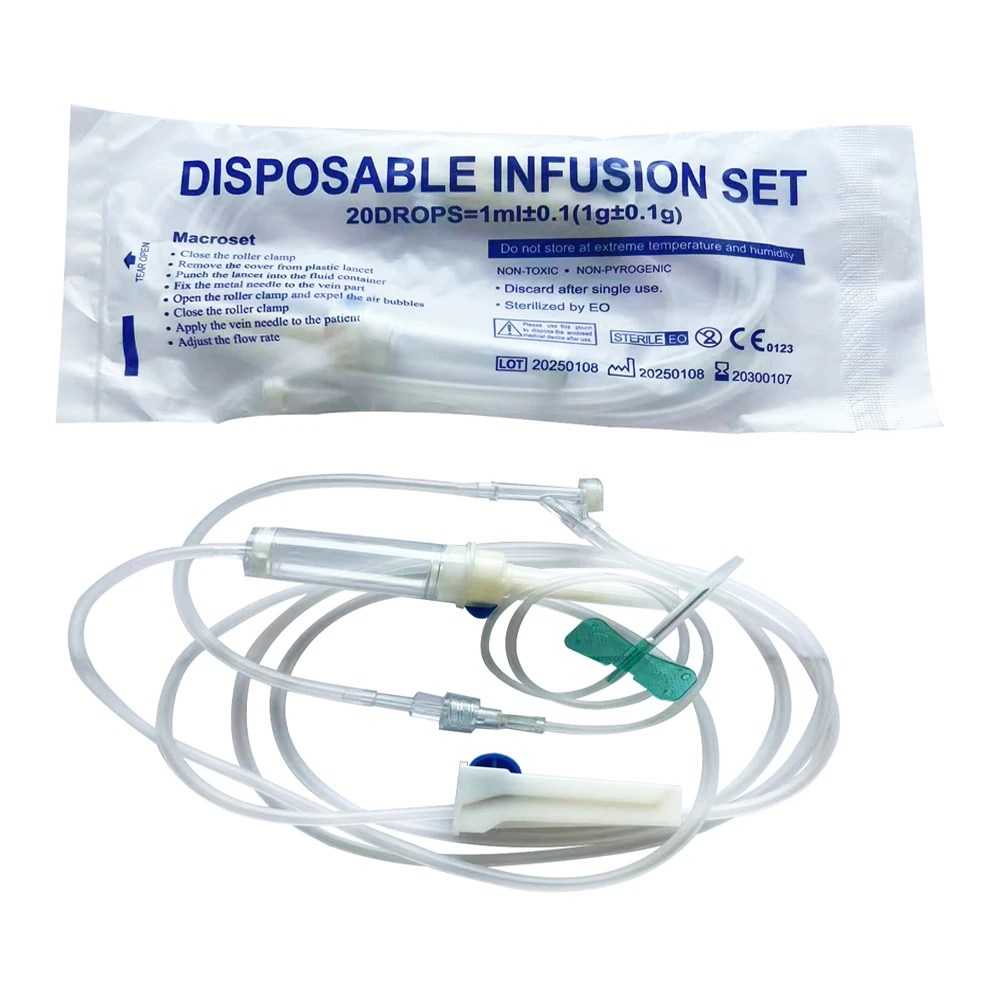 Disposable Animal Infusion Set Screw Mouth Infusion Hose Animal Drip Injection Extended Infusion Tube