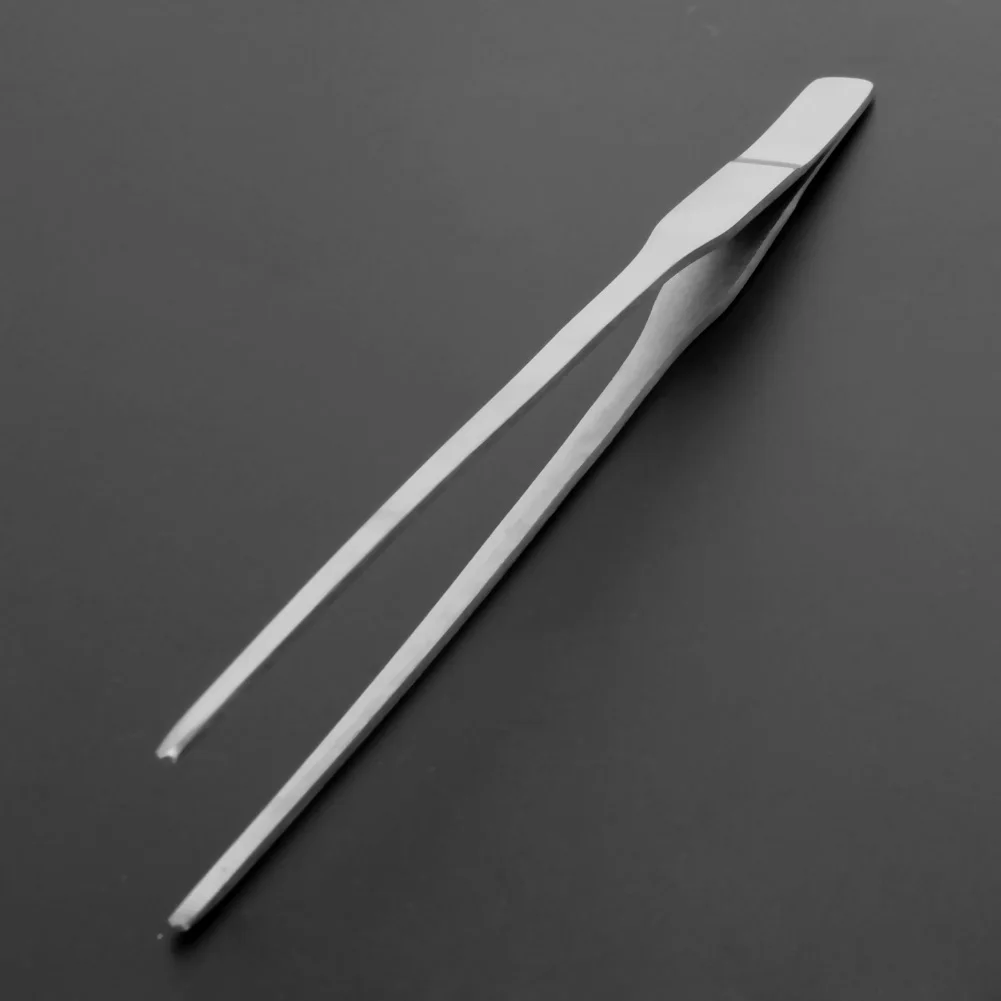 Stainless Steel Aquarium Tweezers Pliers Fish Tank Plant Aquascape Tools Straight Curved Forceps Clip Aquatic Feeding Tongs 27cm