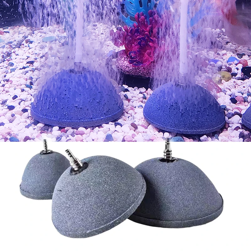 Aquarium Air Bubble Stone Aerator For Aquarium Fish Tank Pump Hydroponic Oxygen Plate Air Pump Fish Tank Accessories 60/80/100mm