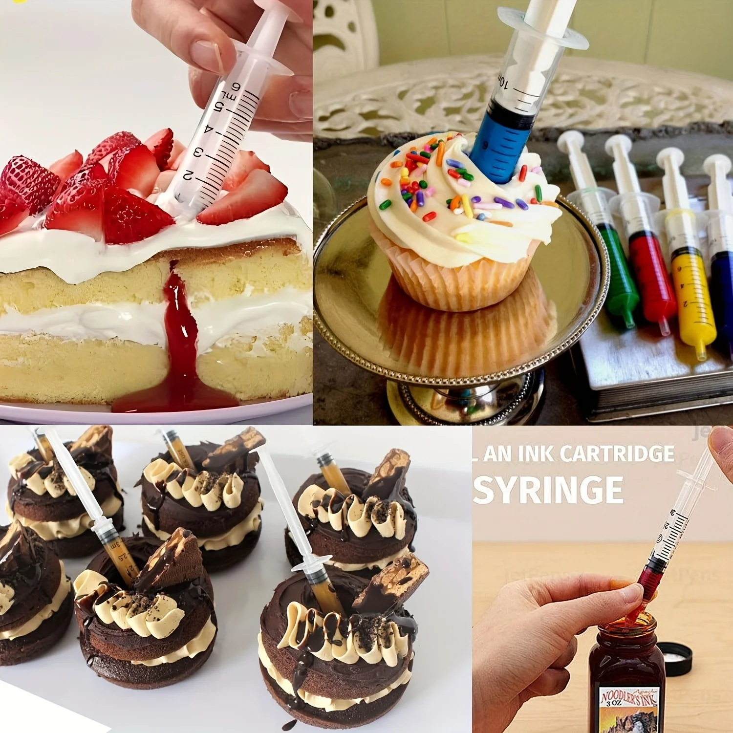 20/50PCS 3ml Syringe Without Caps, Liquid Injector, For Scientific Laboratory, Measurement, Small Animal Feeding