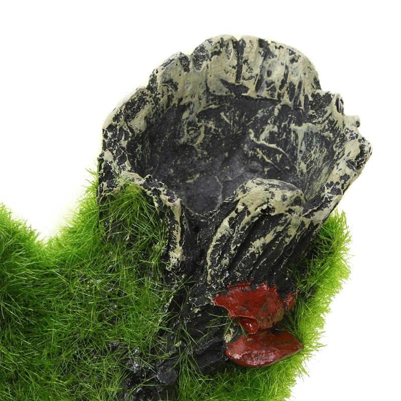 Resin Breeding Hiding Cave Simulation Shrimp Cave House Decorative Props Tree House Shelter Crafts Arts for Aquarium Landscaping