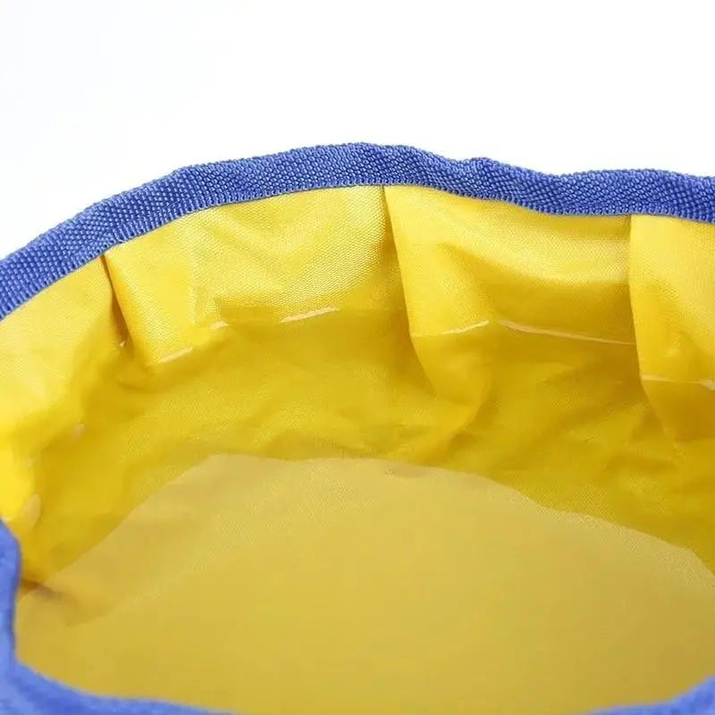 Big Volume Dog Drinking Container Foldable Dog Water Bowl Food Storage Bag Outdoor Hiking Travel Folding Pet Bowl 1100ML
