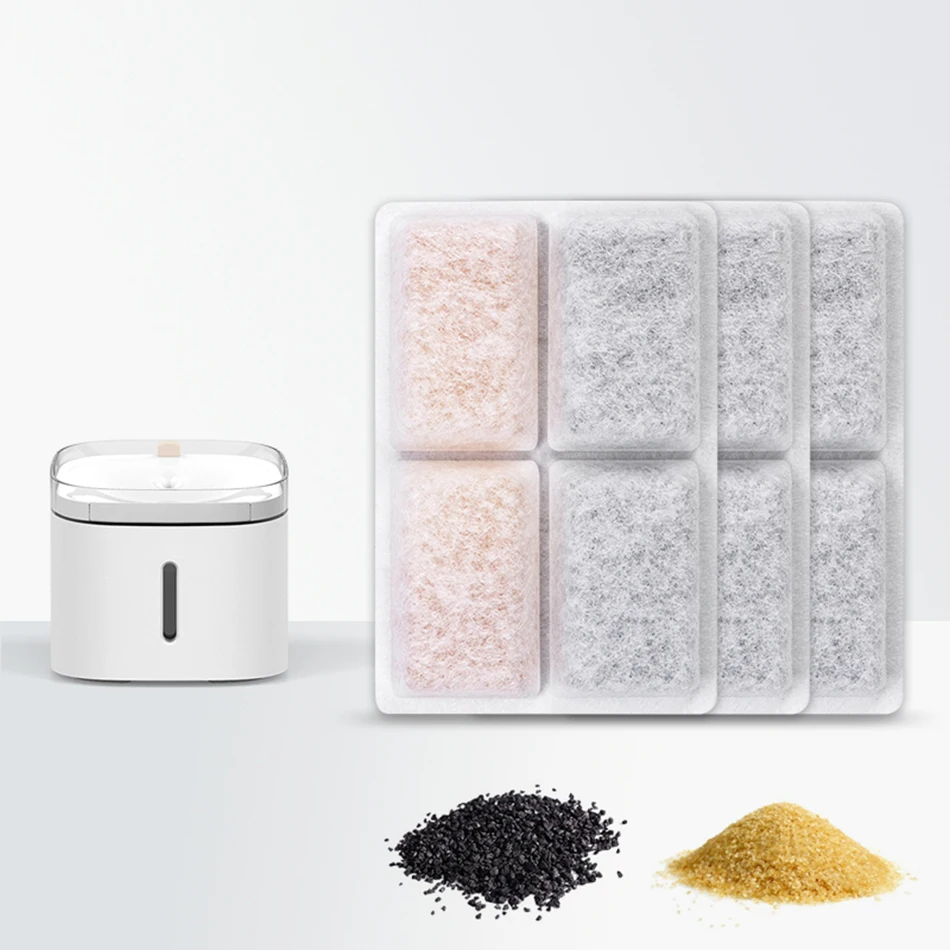 Cat Water Dispenser Filter Cartridge Pet Replacement Activated Carbon Filter Pet Care Accessory Multiple Filtration System