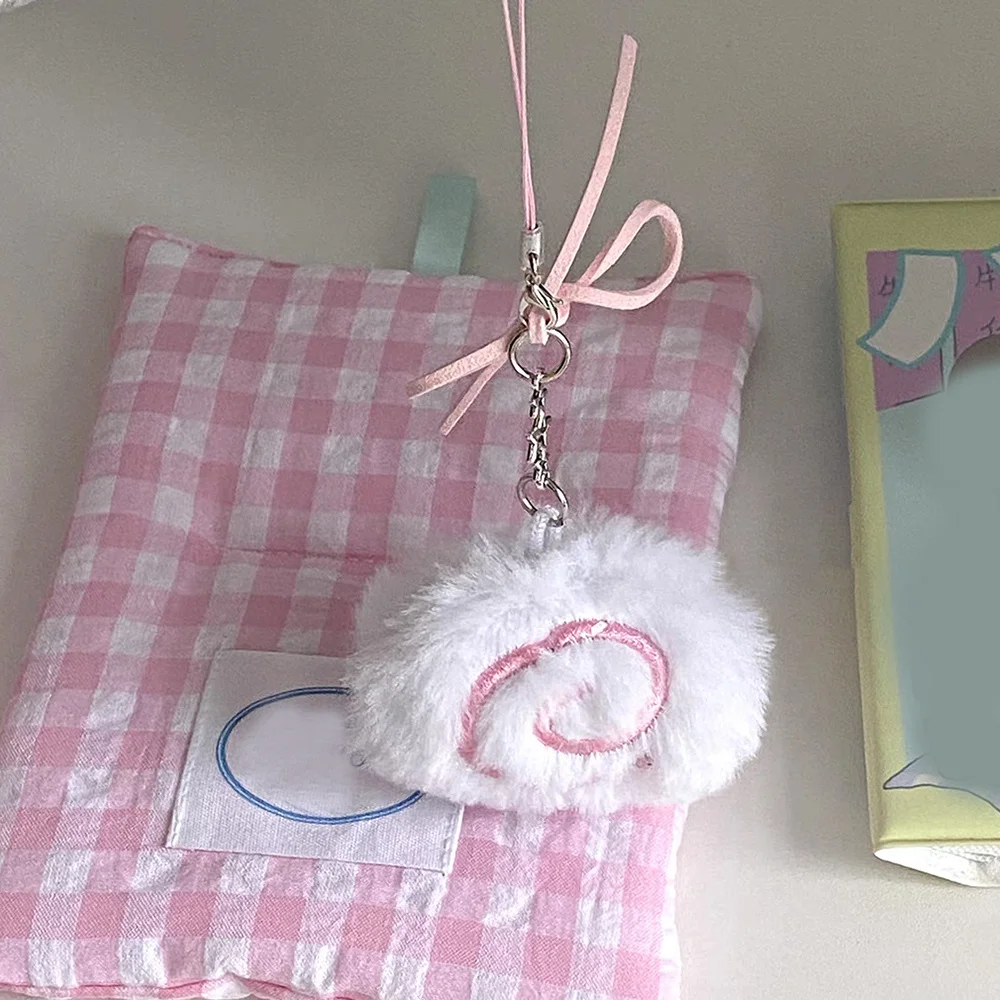Soft Plush Keychain Set - Cute Fish Keyring & Bag Charm for Women, Handmade Key Chain Accessories for Purse/Backpack/Tote