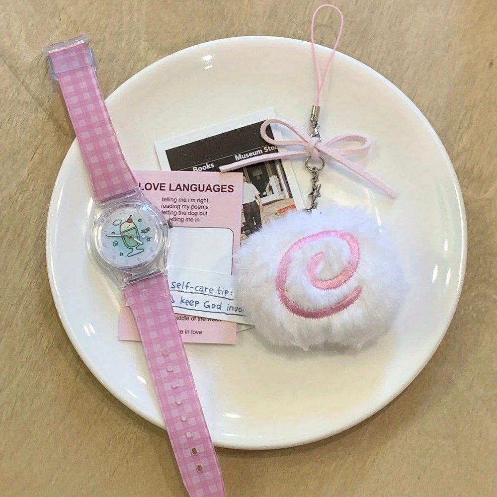 Soft Plush Keychain Set - Cute Fish Keyring & Bag Charm for Women, Handmade Key Chain Accessories for Purse/Backpack/Tote