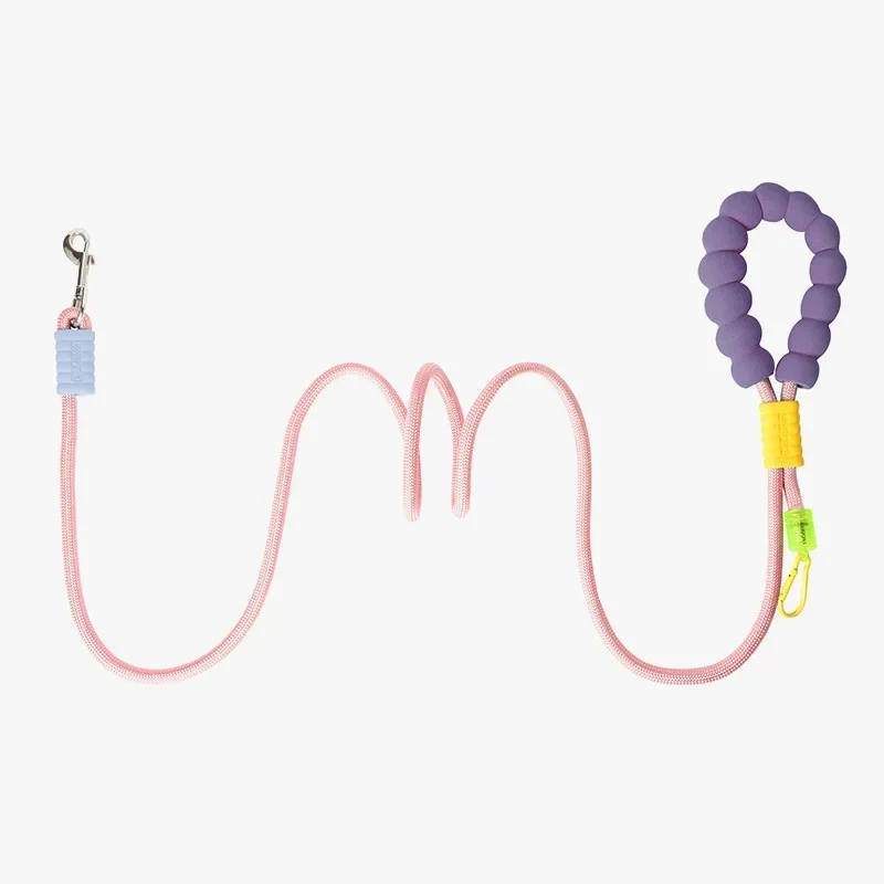 Cross Body Wearable Dog Leash Cloud Foam Cotton Handle P Leash For Dog Walking Outdoors