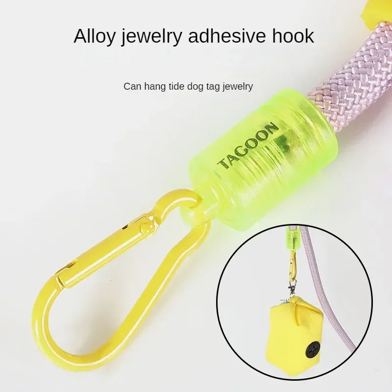 Cross Body Wearable Dog Leash Cloud Foam Cotton Handle P Leash For Dog Walking Outdoors