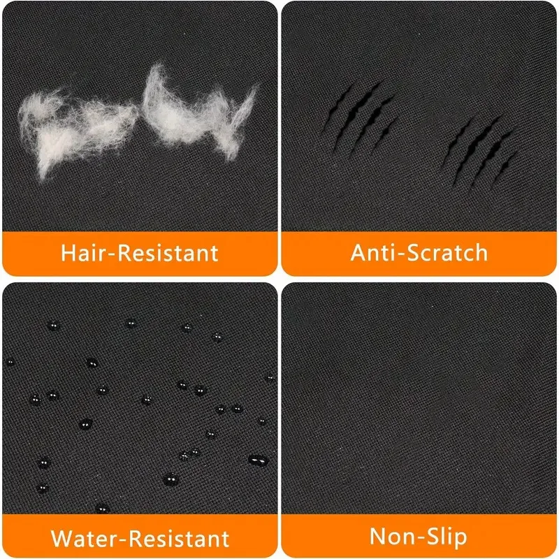 Waterproof Dog Car Seat Cover Trunk Case Dog Car Transporter Travel Mat Pad Dog Carriers Hammock For Small Medium Large Dogs