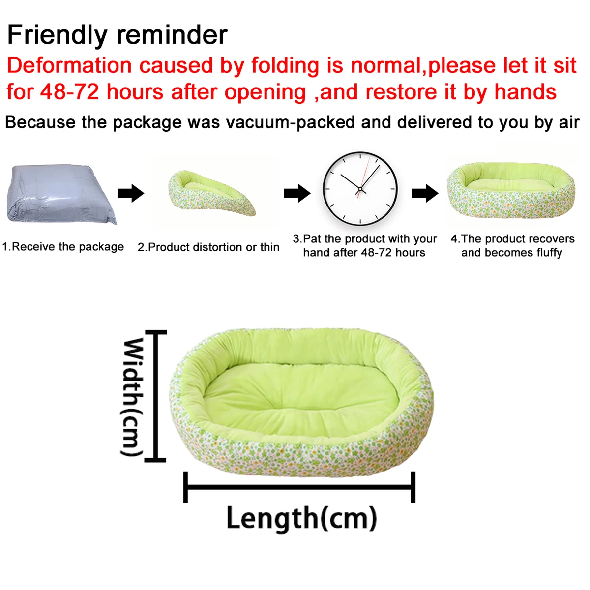 Floral All Season Dog Bed for French Bulldog Chihuahua Soft Cat Bed for Dogs Sleeping Puppy Pad Sofa Dog Bed Four Color Pet Pad