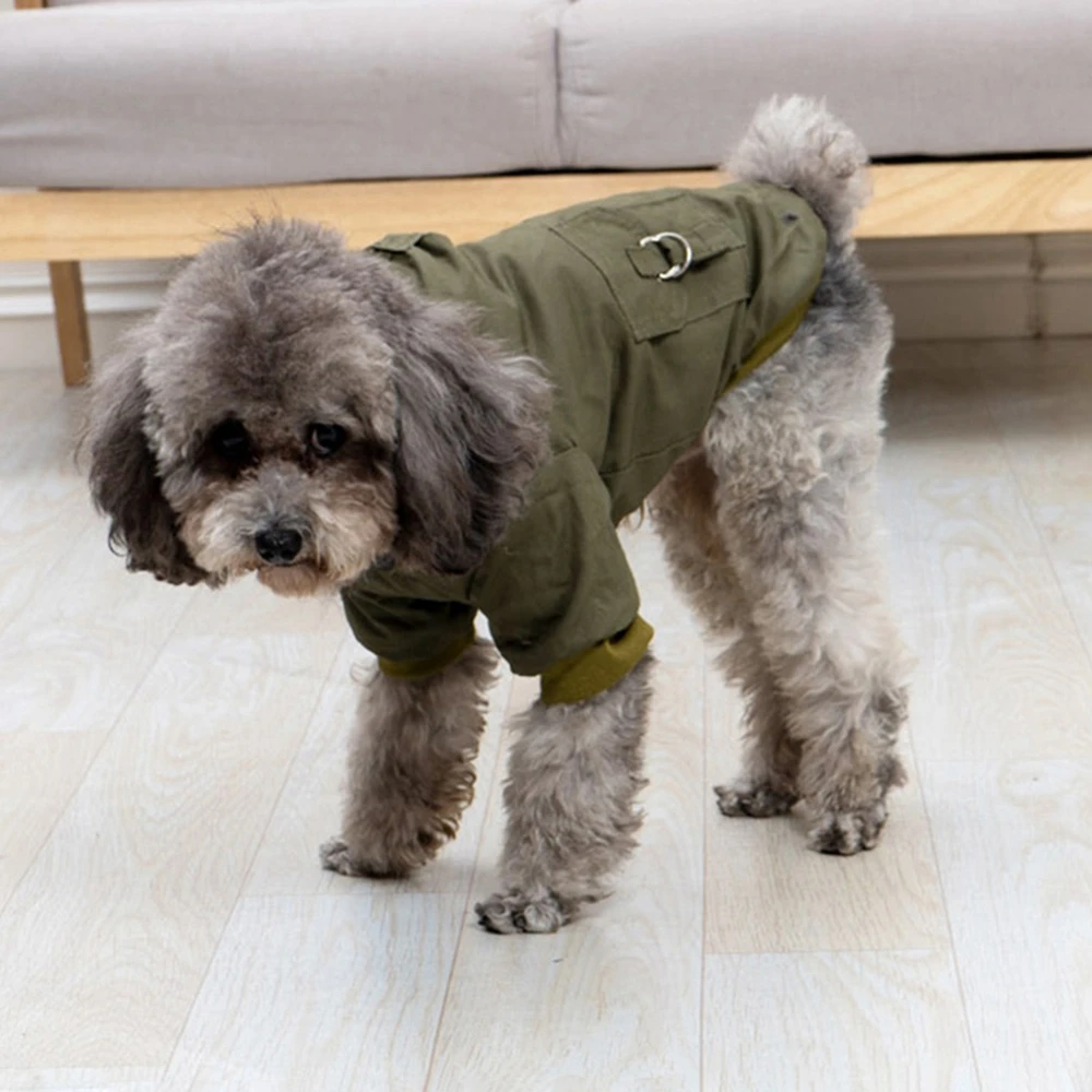 Winter Puppy Pet Dog Coat for Small Medium Dogs Thicken Warm Chihuahua Yorkies Hoodie Pets Jacket Clothing