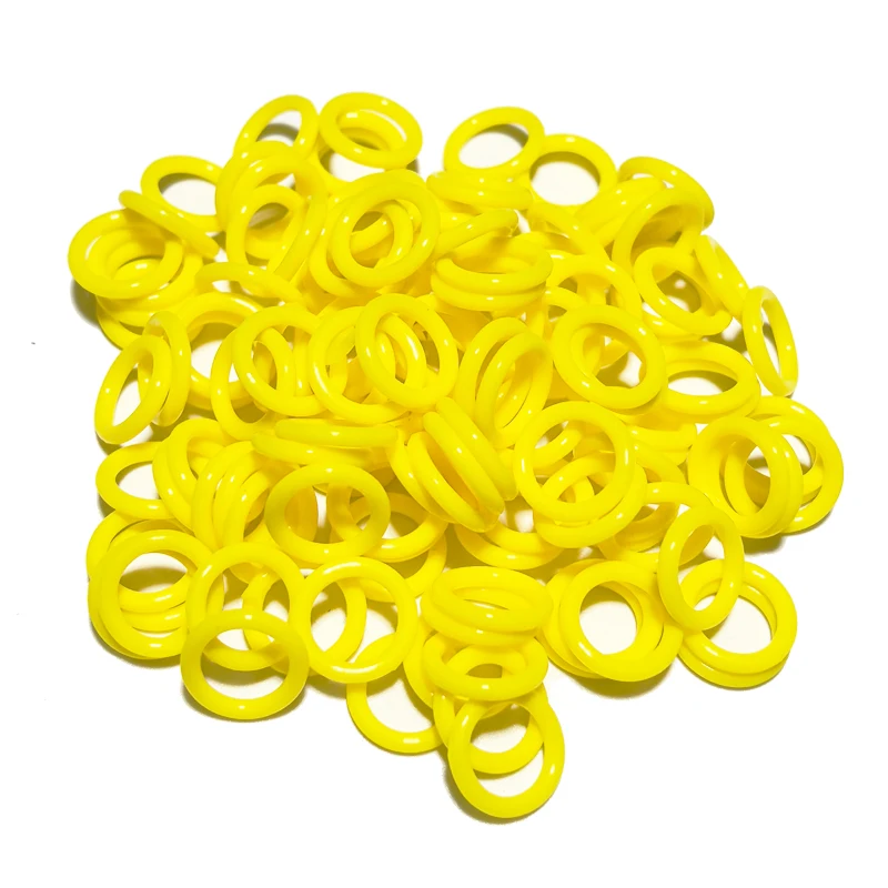 100pcs Pigeon Foot Rubber Ring Colorful Elastic Identification Rings For Carrier Pigeon Racing Pigeons Bird Appliances 8mm