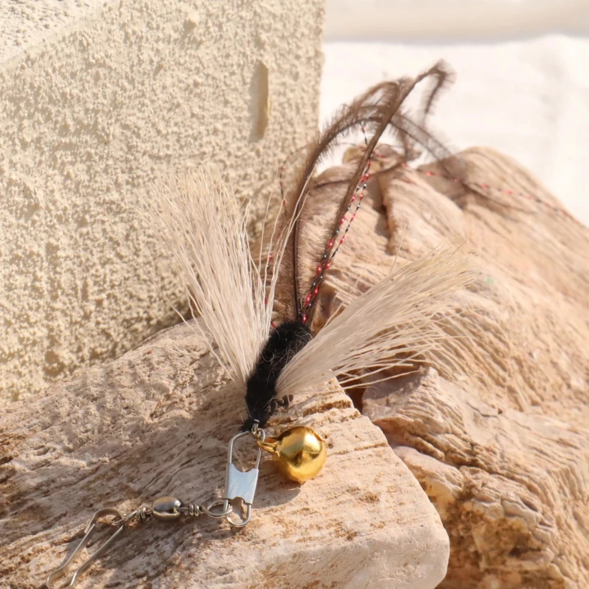 2pcs Simulation Insect Cat Teaser Stick for Change Heads Cat Toys Tassel Pet Toy Supplies