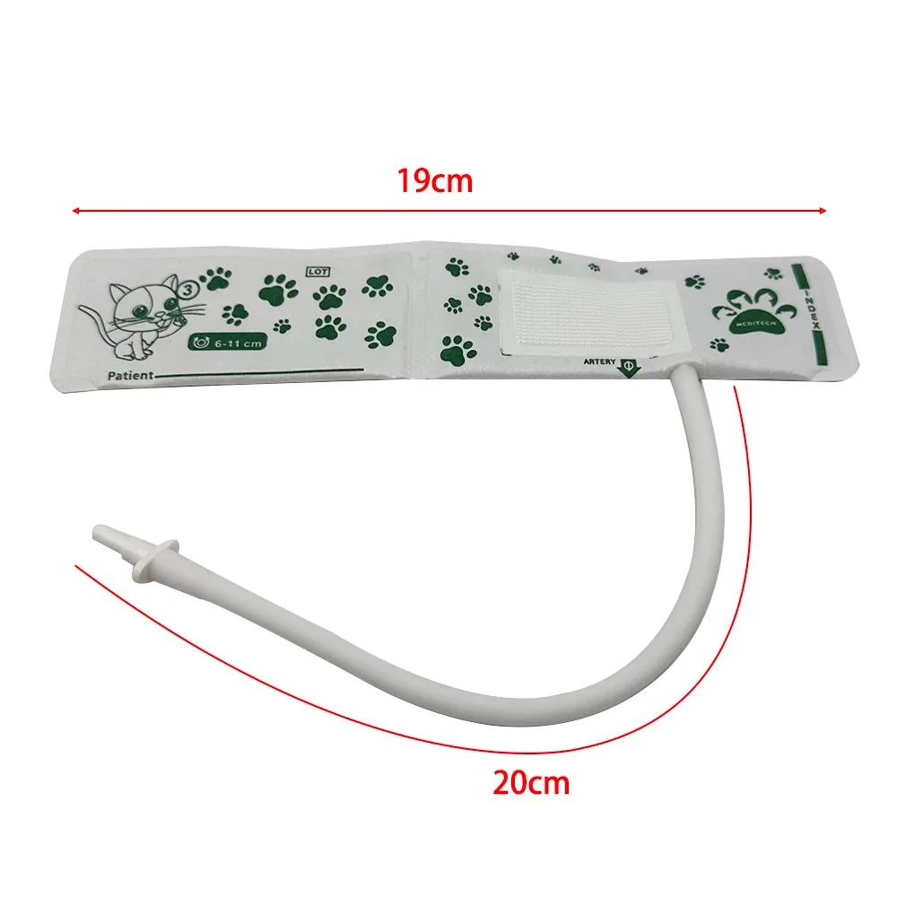 Pet & Animal Blood Pressure Monitoring Cuff, PVC Hose, Blood Pressure Measurement Cuff for Mice/Rabbits/Cats/Dogs/Cattle