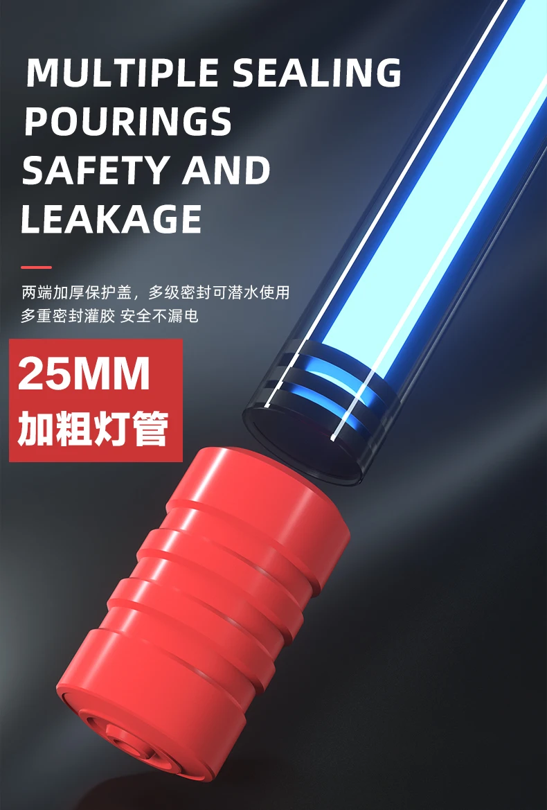 110-220V Timing Aquarium UV Sterilizer UV Lamp for Aquarium Fish Tank Lamp Diving Sterilization Lamp Fish Pond Aquarium UV