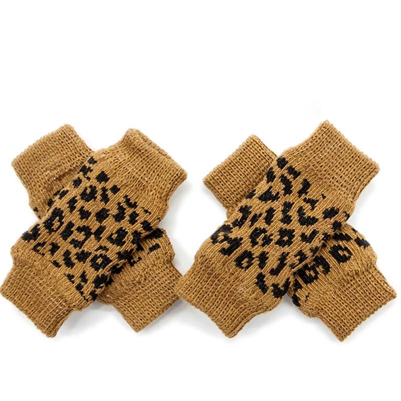 Anti-Dirty Knee Pad for Dogs and Cats, Leg Cover, Puppy Protector, Small and Medium Pet, Anti-Dirty, Winter Warm, S-XL Size, 4 P