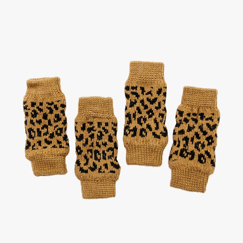 Anti-Dirty Knee Pad for Dogs and Cats, Leg Cover, Puppy Protector, Small and Medium Pet, Anti-Dirty, Winter Warm, S-XL Size, 4 P