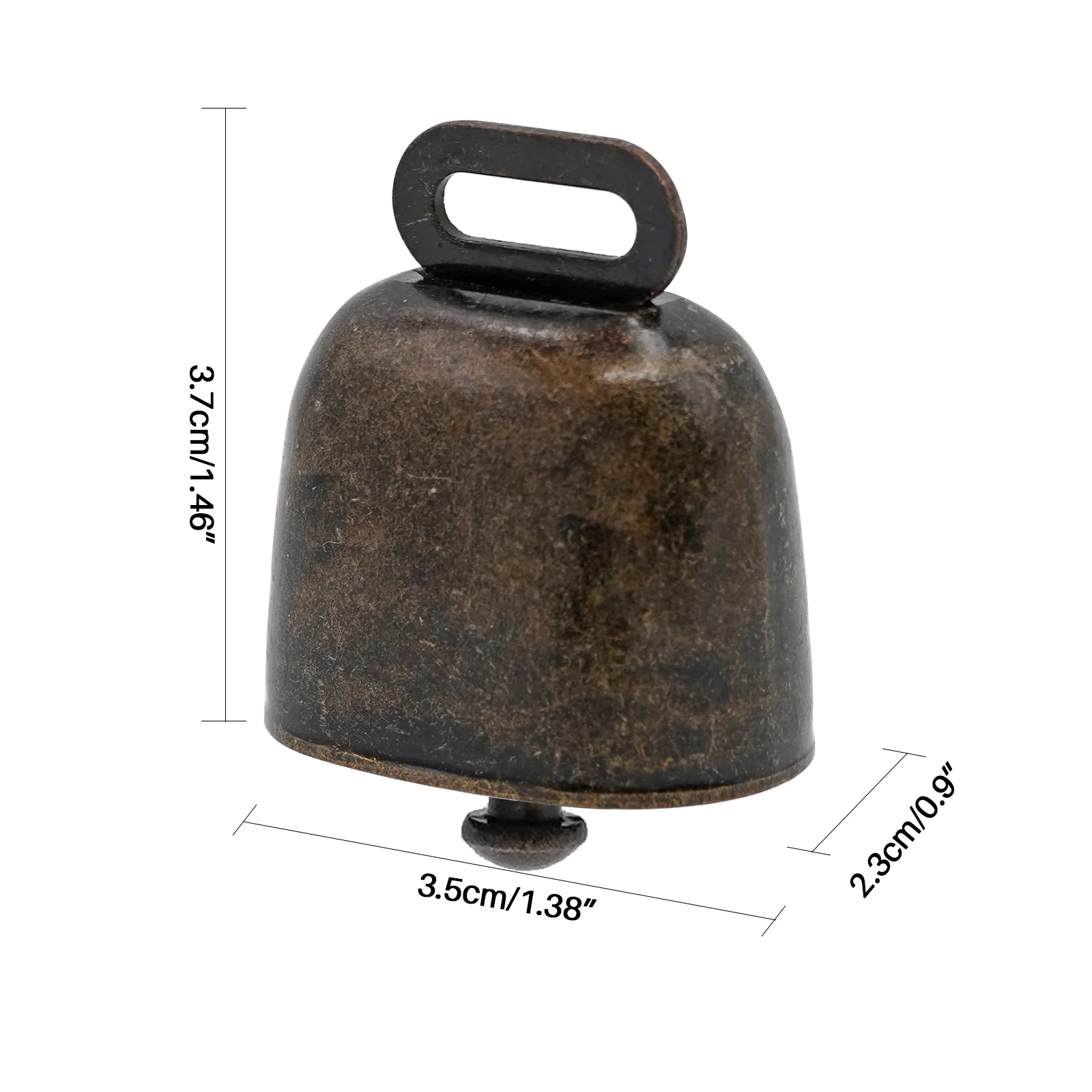 Copper Bells Cats Dogs Pets Decoration Bells Hanger Metal Iron Bells Loud Crisp Spread Farther Loud Cow Horse Sheep Grazing