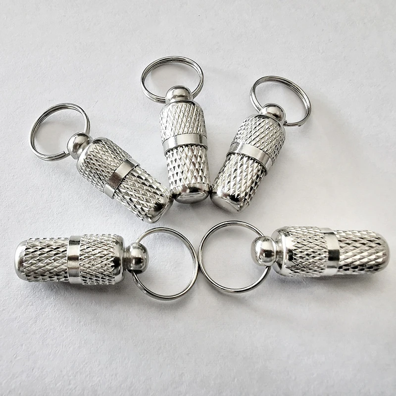 Dog Cat Storage Tube Anti Lost Address Label Pet Name Address ID Tags Mini Metal Collar Tube Necklace Pendants Pitbull Collars