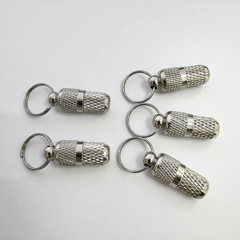 Dog Cat Storage Tube Anti Lost Address Label Pet Name Address ID Tags Mini Metal Collar Tube Necklace Pendants Pitbull Collars
