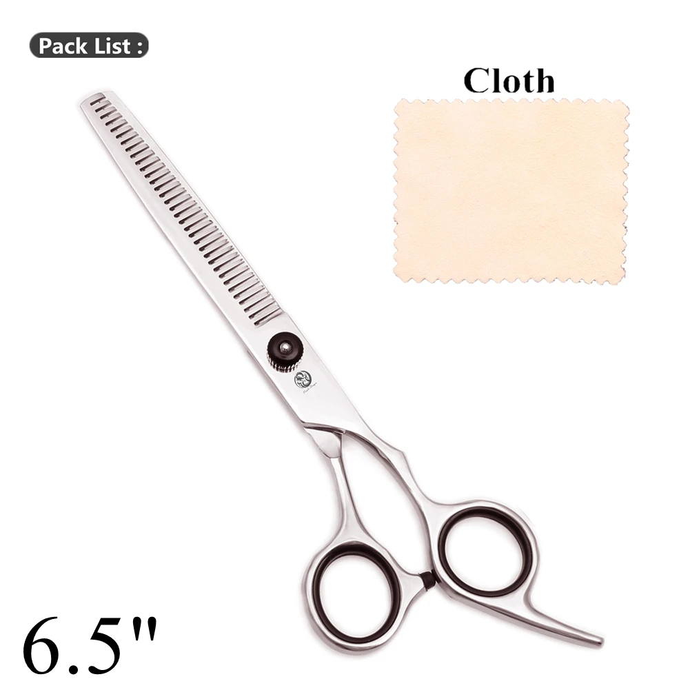 Purple Dragon Dog Grooming Scissors 6.5" 7" Straight Scissors Thinning Shears Professional Pets Shears Curved Scissors Z4001