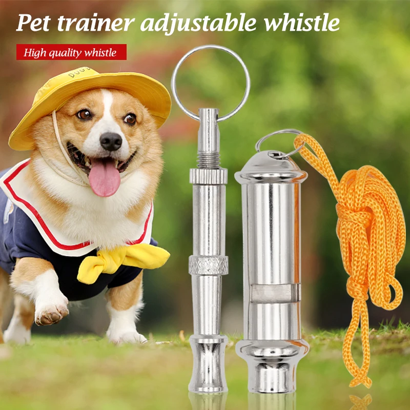 Stainless Steel Bird Pigeon Training Whistle Adjustable Volume Whistle For Bird Pigeon Parrot Dog Cat Pet Training Tools