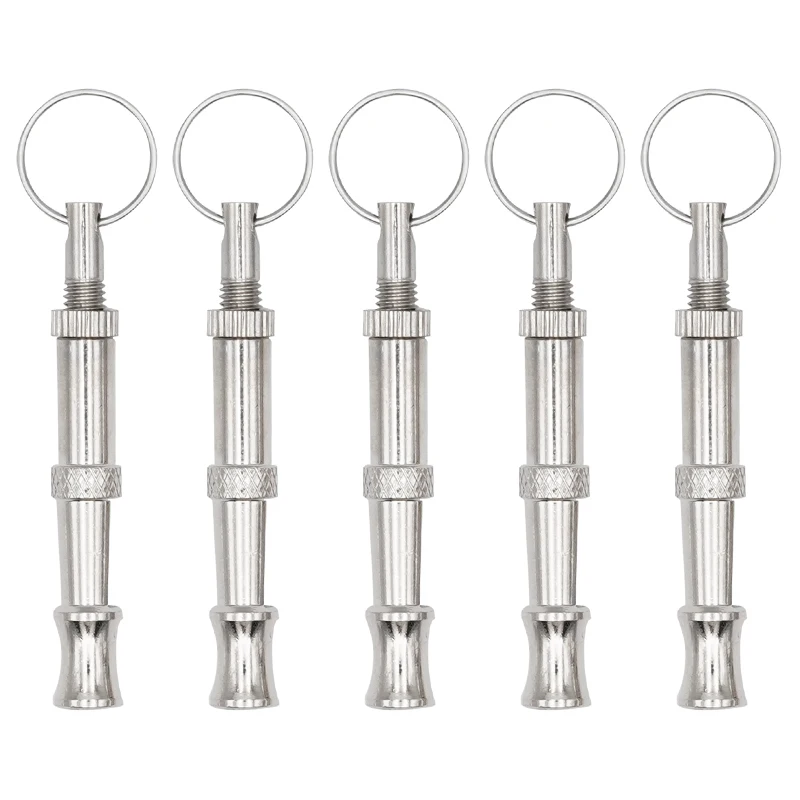 Stainless Steel Bird Pigeon Training Whistle Adjustable Volume Whistle For Bird Pigeon Parrot Dog Cat Pet Training Tools
