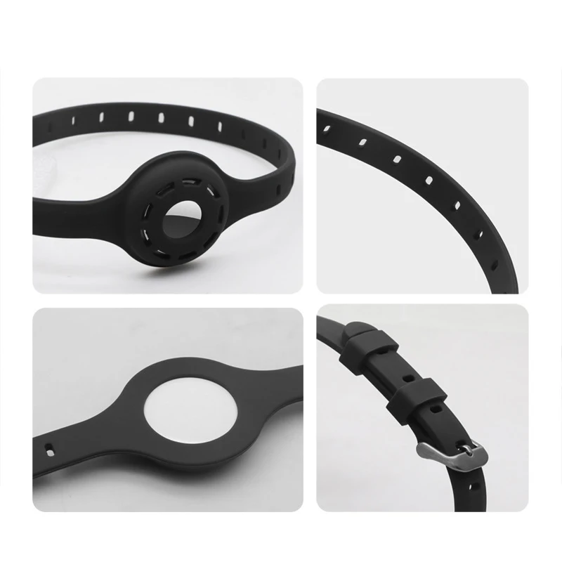 For Apple Airtag Case Cat Collar Silicone Puppy Collar for Dog GPS Finder Anti-lost Location Tracker Pet Products Accessories