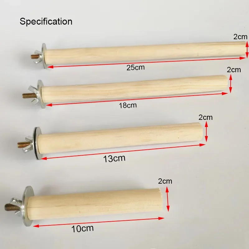 Natural Wood Pet Parrot Raw Wood Fork Tree Branch Stand Rack Squirrel Bird Hamster Branch Perches Chew Bite Toys Stick