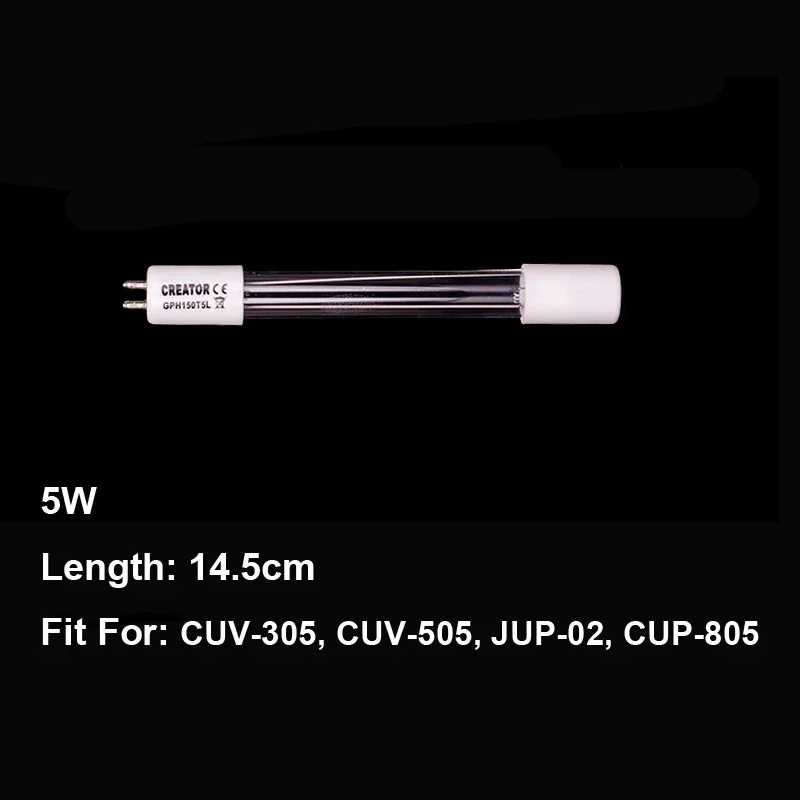 3W/5W/7W/9W/10W/13W Filter Accessories Spare Parts UV Germicidal Lamp Bulb