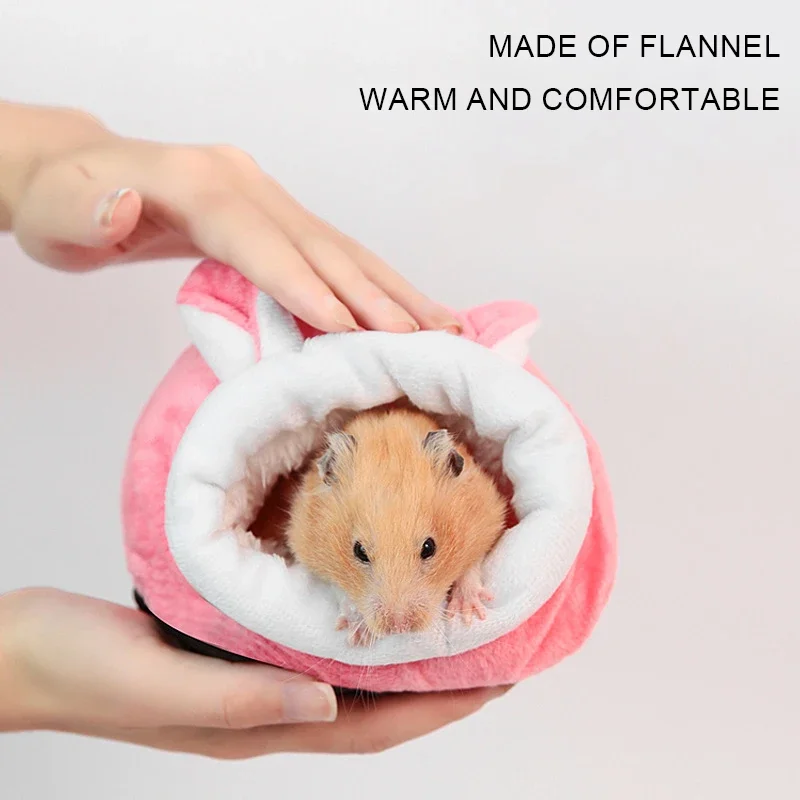 Hamster Cotton Nest Pet Warm Winter Supplies Winter Sleeping Bag House Small Fossa Gold Silk Bear House Mouse Nest Sleeping Bag