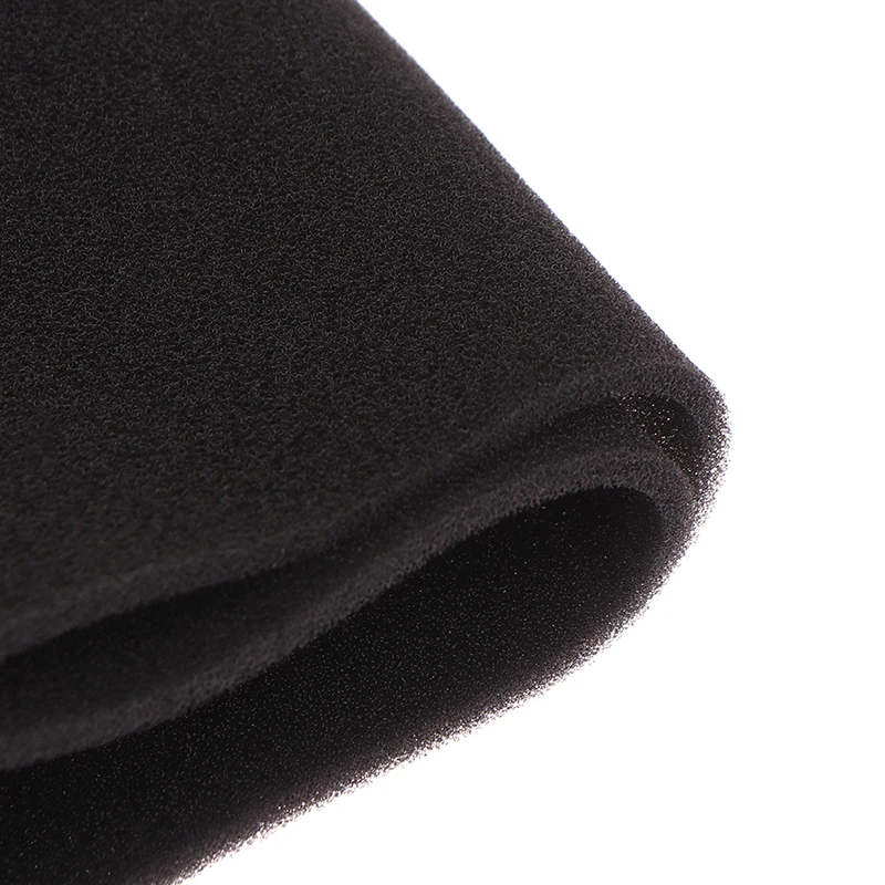 Fish Tank Filter High Density Activated Carbon Foam 60*50*0.3cm Universal Carbon Filter Sponge Foam Filter Black