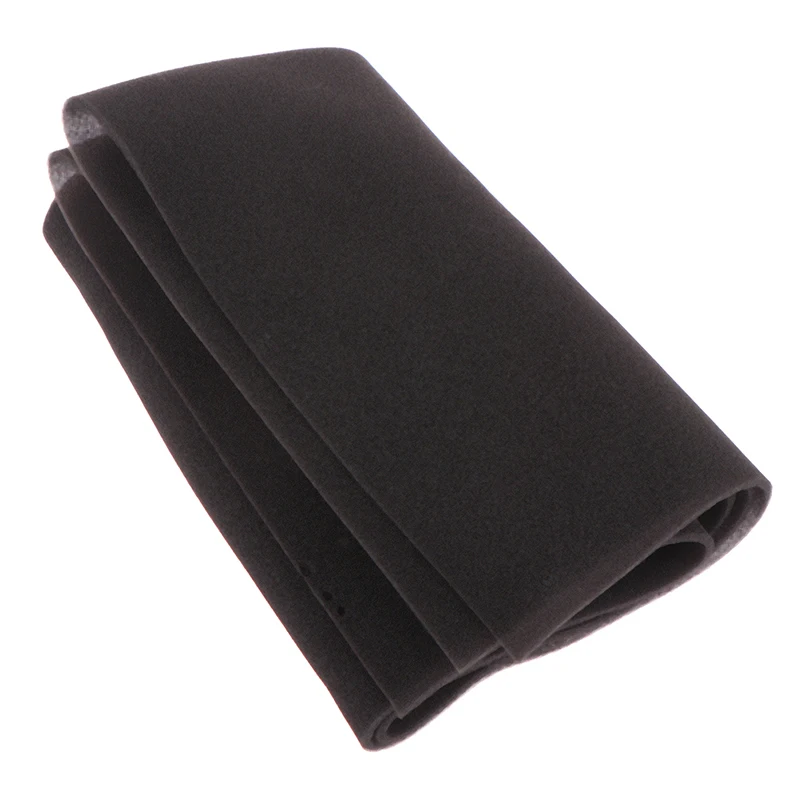 Fish Tank Filter High Density Activated Carbon Foam 60*50*0.3cm Universal Carbon Filter Sponge Foam Filter Black