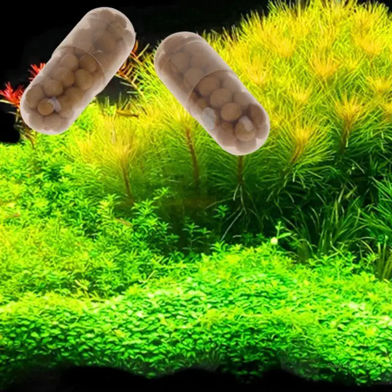 QX2E Aquarium Live Plant Fertilizer Root Tabs Qty 40 Capsules Best for Fish for Tank Aquatic Plants Indoor Outdoor Green Plan