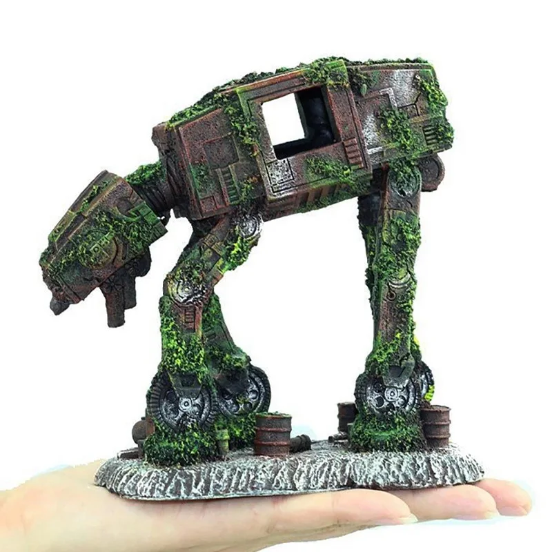 Fish Tank Landscaping Decoration Fish Shrimp Play Hiding Cave Creative Aquarium Ornament Crafts Turtle Tank Decor Accessories