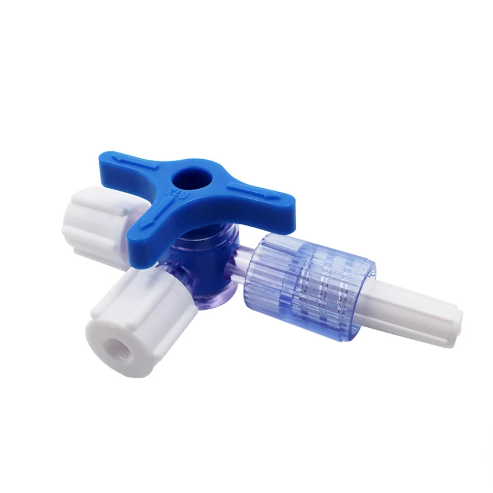 10pcs/30pcs/50pcs/100 Pet Medical EO Sterile 3 Way Tube Connector Stopcock With Luer Lock Valve Three Way Stop Cock Of Hospital