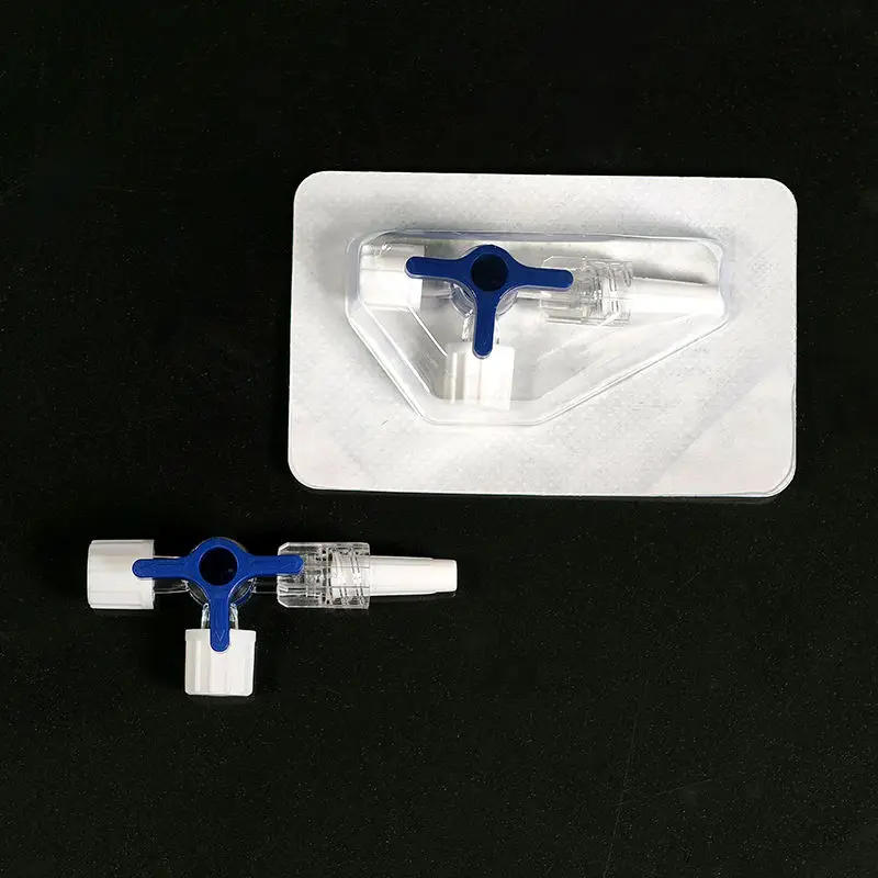 10pcs/30pcs/50pcs/100 Pet Medical EO Sterile 3 Way Tube Connector Stopcock With Luer Lock Valve Three Way Stop Cock Of Hospital