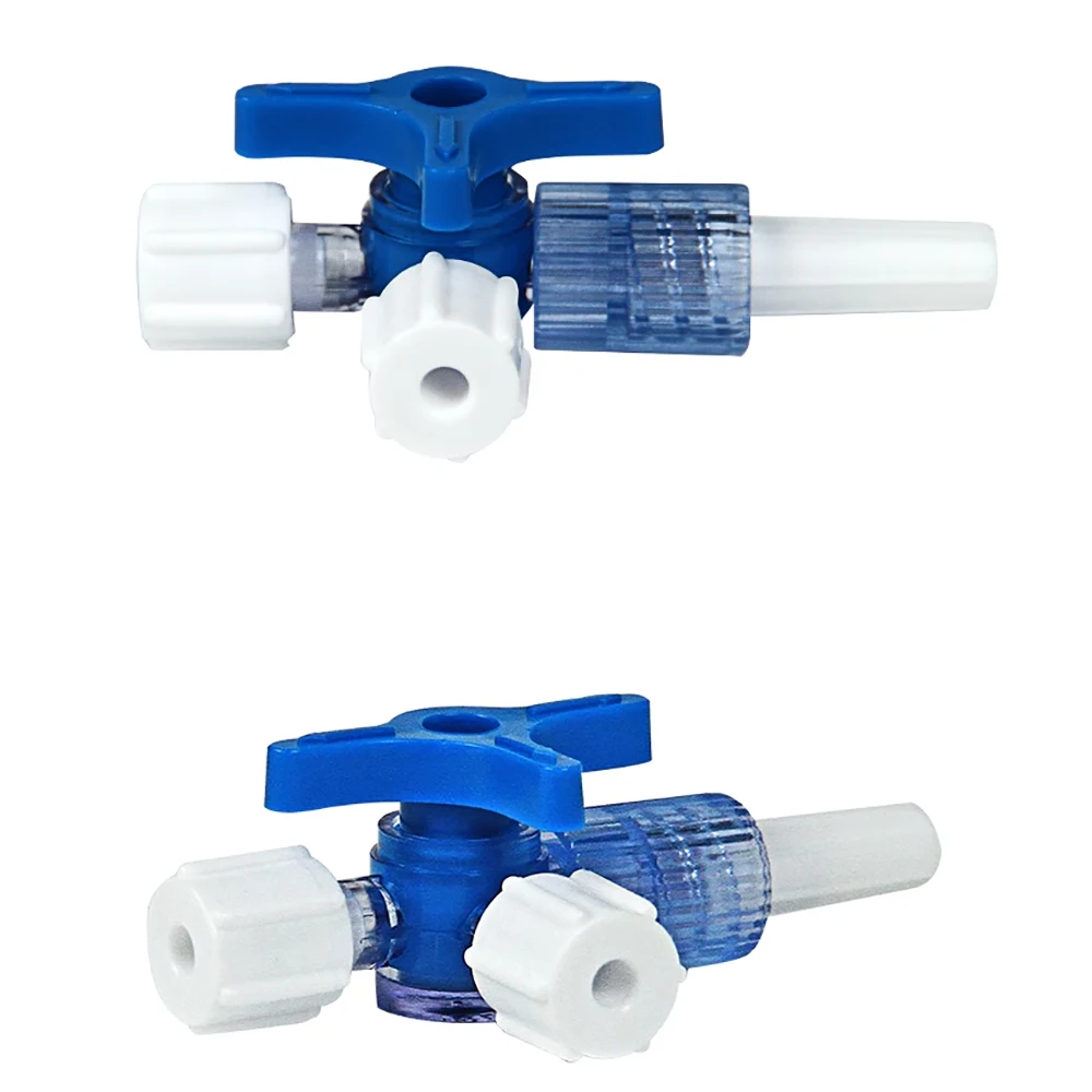 10pcs/30pcs/50pcs/100 Pet Medical EO Sterile 3 Way Tube Connector Stopcock With Luer Lock Valve Three Way Stop Cock Of Hospital