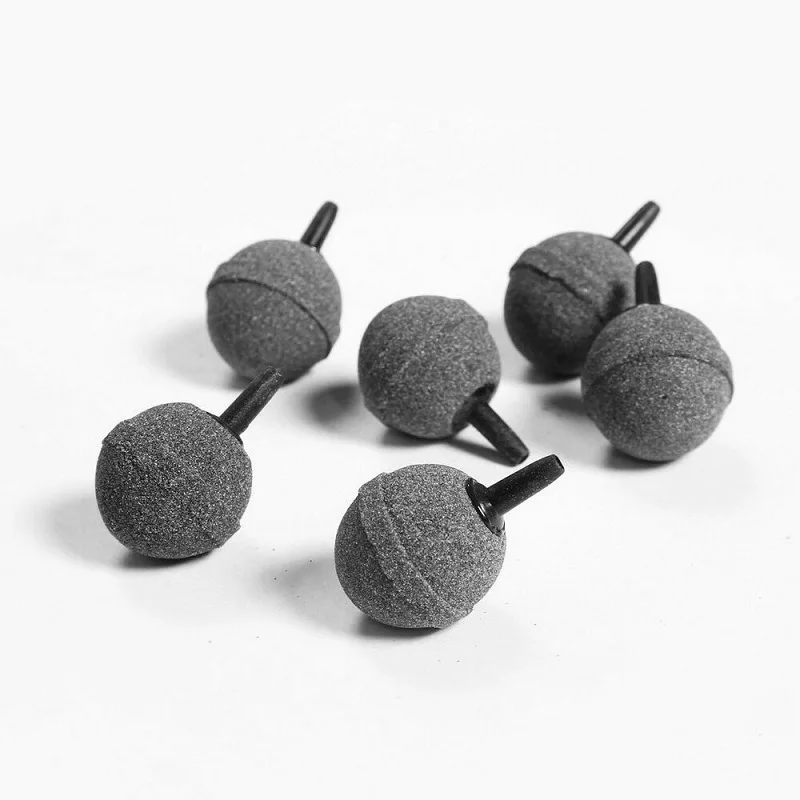 5 Pcs Aquarium Round Air Stones Mineral Bubble Diffuser Fish Tank Air Stones Suitable For Aquarium Pond Oxygen Pump Accessories