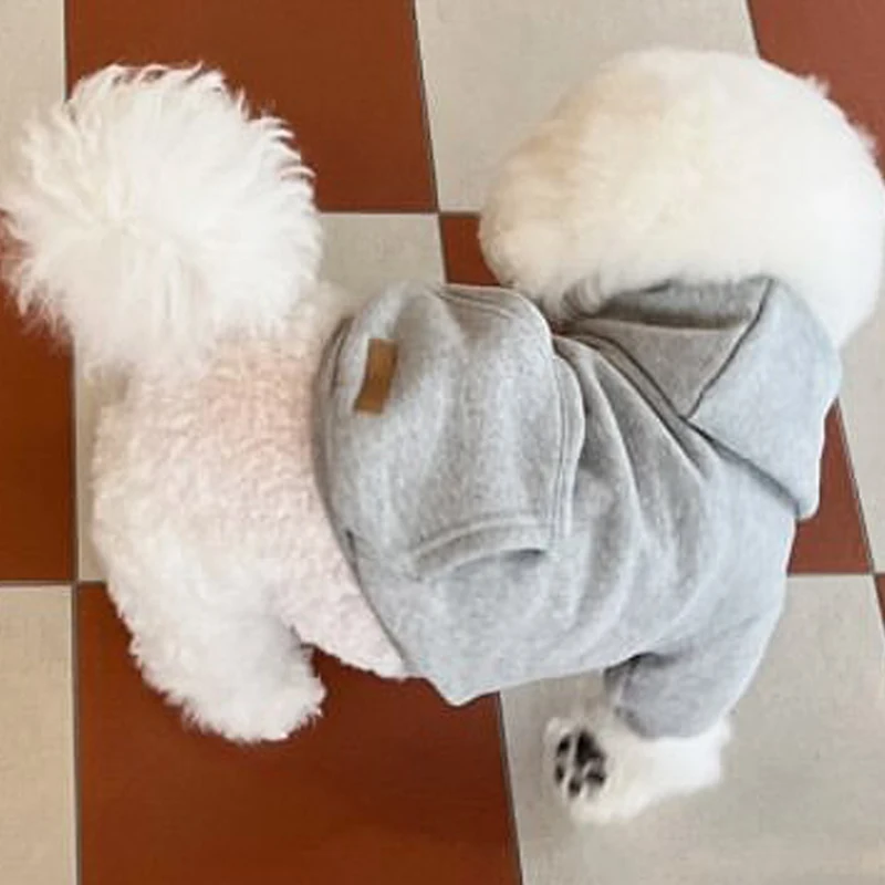 Warm Dog Hoodies Soft Fleece Pet Clothes for Small Medium Dogs Comfortable Puppy Clothes Yorkshire Chihuahua Costumes Pet Supply