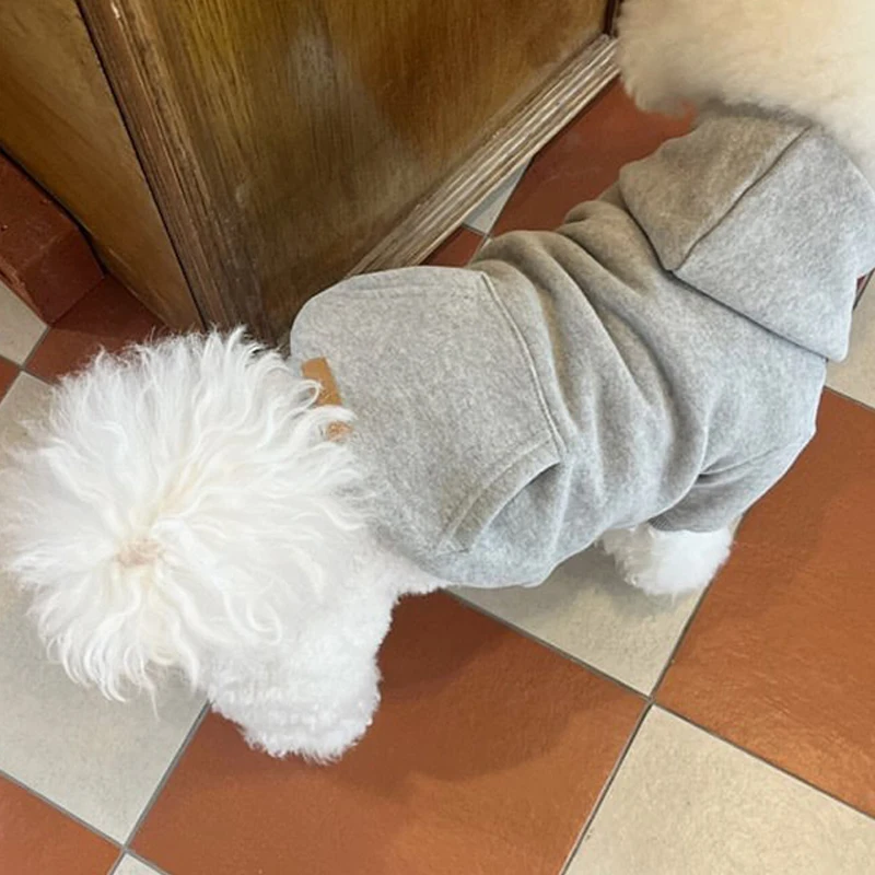 Warm Dog Hoodies Soft Fleece Pet Clothes for Small Medium Dogs Comfortable Puppy Clothes Yorkshire Chihuahua Costumes Pet Supply
