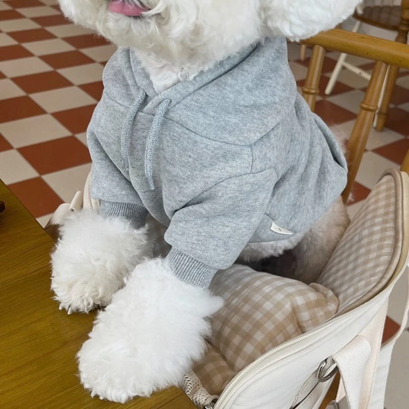 Warm Dog Hoodies Soft Fleece Pet Clothes for Small Medium Dogs Comfortable Puppy Clothes Yorkshire Chihuahua Costumes Pet Supply
