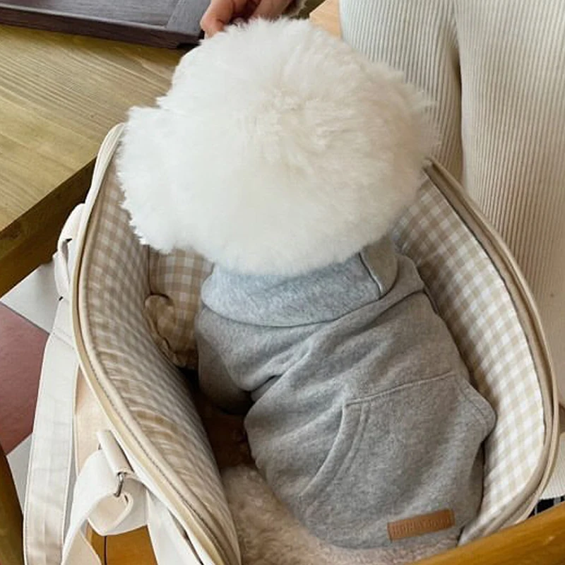 Warm Dog Hoodies Soft Fleece Pet Clothes for Small Medium Dogs Comfortable Puppy Clothes Yorkshire Chihuahua Costumes Pet Supply