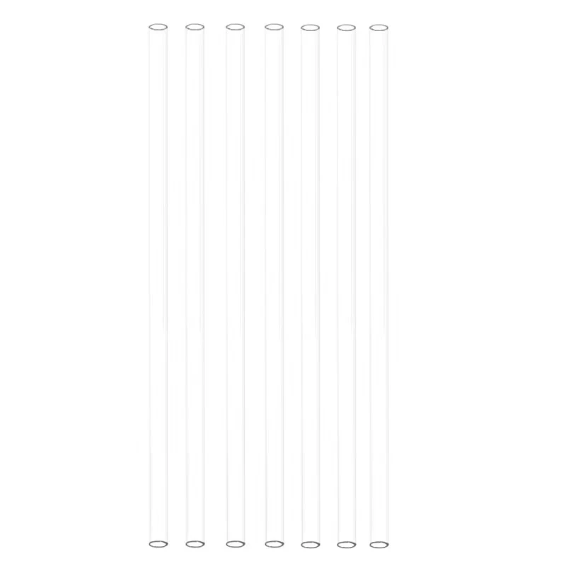 High Transperant Aquarium Water Pipe PETG Acrylic Hard Tube Transparent Rigid Tubing OD 6mm 8mm 10mm 12mm 50CM Clear 5Pcs/lot